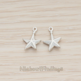 PD.1178 // X-MAS Tree Ornament Star Pendant, 2 Pc