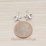 PD.1178 // X-MAS Tree Ornament Star Pendant, 2 Pc