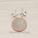 PD.1178 // X-MAS Tree Ornament Star Pendant, 2 Pc