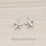 PD.1178 // X-MAS Tree Ornament Star Pendant, 2 Pc