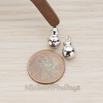 PD.1180 // X-MAS Tree Ornament Ball Pendant, 2 Pc