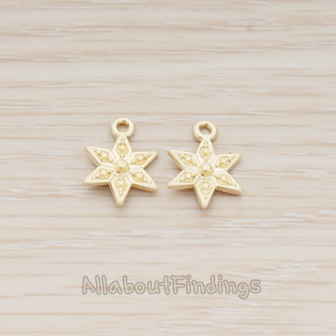 PD.1182-01 // Snow Flake Ver.1 Pendant, 2 Pc