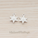 PD.1182-01 // Snow Flake Ver.1 Pendant, 2 Pc