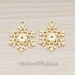 PD.1182-03 // Snow Flake Ver.3 Pendant, 2 Pc