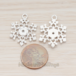 PD.1182-03 // Snow Flake Ver.3 Pendant, 2 Pc