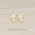 PD.1195 // Cactus Pot Pendant, 2 Pc