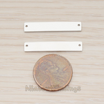 PD.1199-01 // Simple Rectangle Bar Pendant, 2 Pc