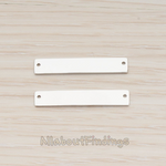 PD.1199-01 // Simple Rectangle Bar Pendant, 2 Pc