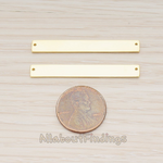 PD.1199-02 // Simple Rectangle Long Bar Pendant, 2 Pc