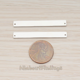 PD.1199-02 // Simple Rectangle Long Bar Pendant, 2 Pc