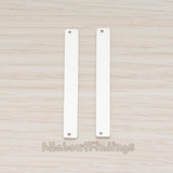 PD.1199-02 // Simple Rectangle Long Bar Pendant, 2 Pc