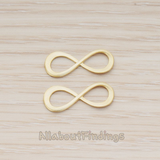 PD.1201 // Simple Large Infinity Pendant, 2 Pc