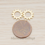 PD.1216 // Cogwheel Watch Gear Ver.1 Pendant, 2 Pc