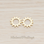 PD.1216 // Cogwheel Watch Gear Ver.1 Pendant, 2 Pc