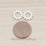 PD.1216 // Cogwheel Watch Gear Ver.1 Pendant, 2 Pc