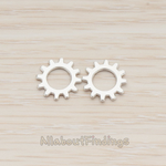 PD.1216 // Cogwheel Watch Gear Ver.1 Pendant, 2 Pc