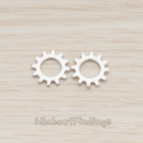 PD.1216 // Cogwheel Watch Gear Ver.1 Pendant, 2 Pc