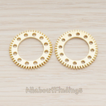 PD.1220 // Cogwheel Watch Gear Ver.5 Pendant, 2 Pc