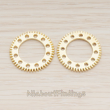 PD.1220 // Cogwheel Watch Gear Ver.5 Pendant, 2 Pc