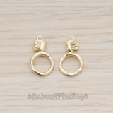 PD.1226 // Small Bird Ring Pendant, 2 Pc