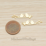 PD.1239 // Cutie Sparrow Birds on Tree Branch Pendant, 2 Pc