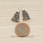 PD.1240 // Metal Tassel Pendant, 2 Pc