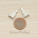 PD.1240 // Metal Tassel Pendant, 2 Pc