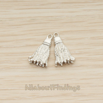 PD.1240 // Metal Tassel Pendant, 2 Pc