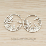 PD.1248 // New York City in Round Pendant, 2 Pc