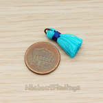 PD.1261 // Silk Oring and Silk Band Tassel Pendant, 2 Pc