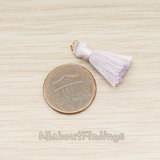 PD.1261 // Silk Oring and Silk Band Tassel Pendant, 2 Pc