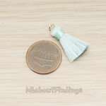 PD.1261 // Silk Oring and Silk Band Tassel Pendant, 2 Pc