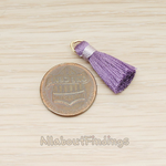 PD.1261 // Silk Oring and Silk Band Tassel Pendant, 2 Pc