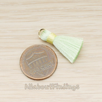 PD.1261 // Silk Oring and Silk Band Tassel Pendant, 2 Pc