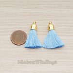 PD.1274-01 // Bell Shaped Cab Tassel Pendant, 2 Pc