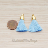 PD.1274-01 // Bell Shaped Cab Tassel Pendant, 2 Pc