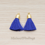 PD.1274-01 // Bell Shaped Cab Tassel Pendant, 2 Pc