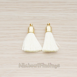 PD.1274-01 // Bell Shaped Cab Tassel Pendant, 2 Pc