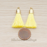 PD.1274-01 // Bell Shaped Cab Tassel Pendant, 2 Pc