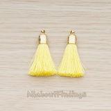 PD.1274-01 // Bell Shaped Cab Tassel Pendant, 2 Pc