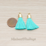 PD.1274-01 // Bell Shaped Cab Tassel Pendant, 2 Pc