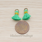 PD.1275 // O ring Mini Tassel Pendant, 2 Pc