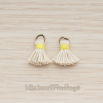 PD.1275 // O ring Mini Tassel Pendant, 2 Pc