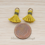 PD.1275 // O ring Mini Tassel Pendant, 2 Pc