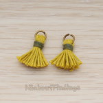 PD.1275 // O ring Mini Tassel Pendant, 2 Pc