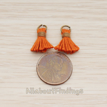 PD.1275 // O ring Mini Tassel Pendant, 2 Pc