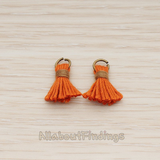 PD.1275 // O ring Mini Tassel Pendant, 2 Pc