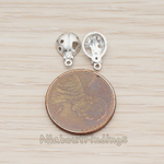 PD.1289-01 // Cubic Setting Ladybug Closed Wing Pendant, 2Pc