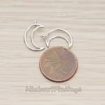 PD.1293 // Simple Line Animated Moon Pendant, 2Pc