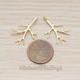 PD.1297 // Simple Winter Tree Branch Pendant, 2Pc